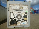 contenedor 40' HC frigorifico usado, exterior