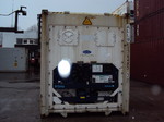 contenedor 40' HC frigorifico usado, Carrier, exterior